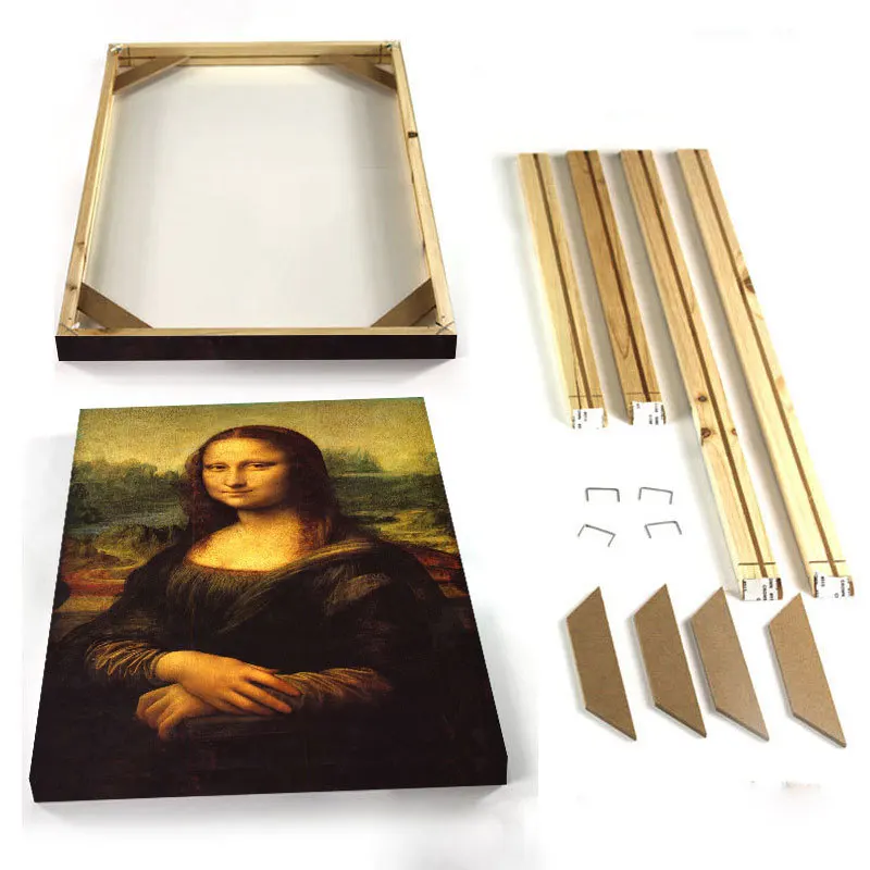 Wood Frame For Canvas Painting Picture Diy Painting By Numbers Diamond