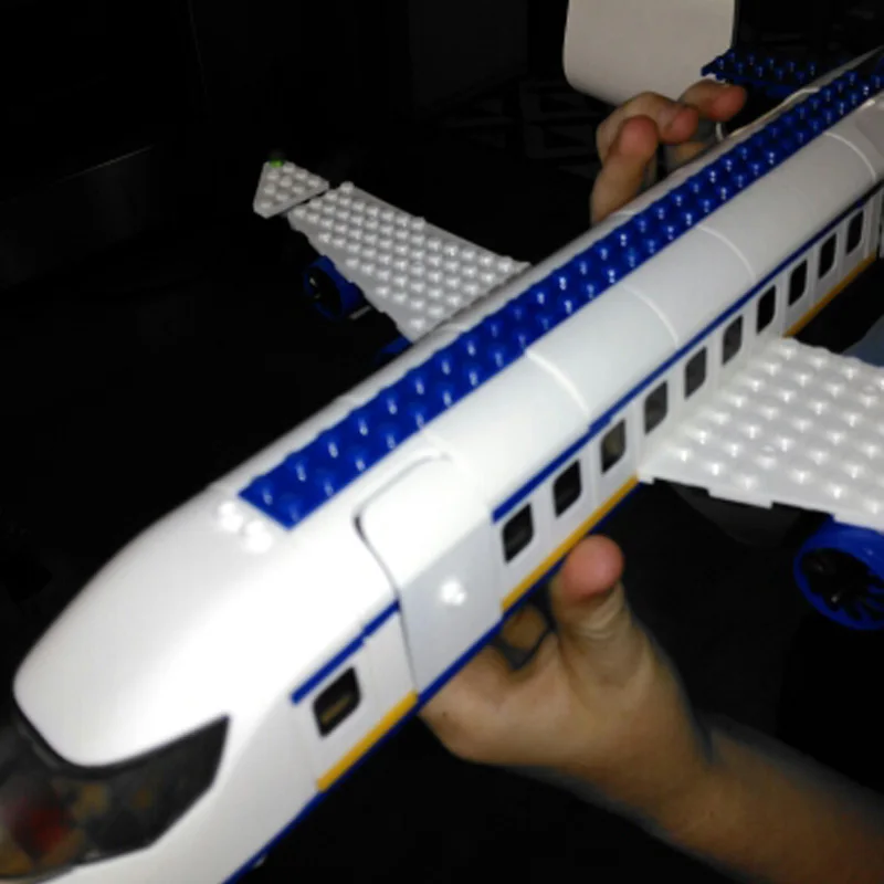 

Sluban 0366 Blocks Air Plane Passenger Airport Building Blocks Avitation Boy Favorite Toys Assembly DIY Chilren Juguetes Gift
