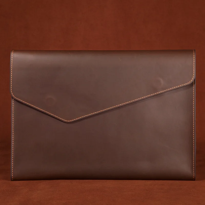 Najtaniej Torba biznesowa torebka męskie skórzane torby skórzana koperta Crazy Horse torebka damska teczka na dokumenty A4 Office Male 0022