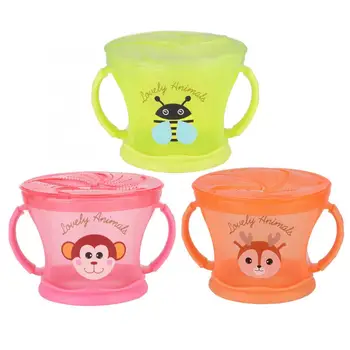 

Baby Snack Container Food Storage Cup Infant Bowl Toddler Kids Feeding Food Bowl Snack Storage Container Silicone cups