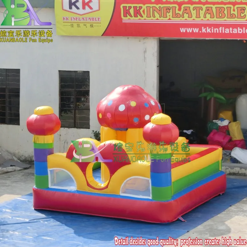 

PVC Toddler Inflatable Bouncy Castle With Fancy Lantern For Kids Party Use