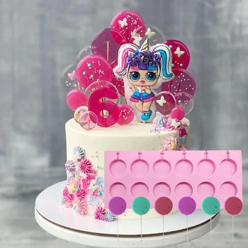 

Flower Silicone Mold Lollipop mold Cake Decorating Tools 3D Snack Tool For Same as Snack Party Kitchen Tools Bakeware