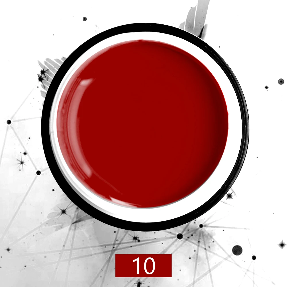10 Beautilux 1 шт. Гель-лак для ногтей, не липкий слой, рисунок, подкладка, гели, лак для дизайна ногтей 6 г - Цвет: 10