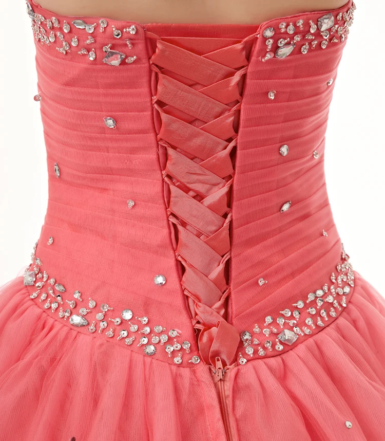 Дебютантное бальное платье для выпускного вечера Vestido De Quince Robe De Soiree великолепные Бальные платья хрустальные бусины реальное изображение