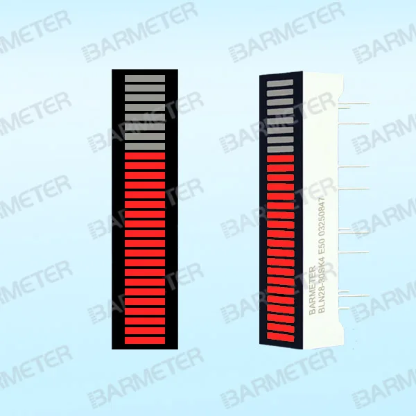

BL28-3045S Factory Direct Sales 28 Segment 30mm Long Red LED Light Column Display Device