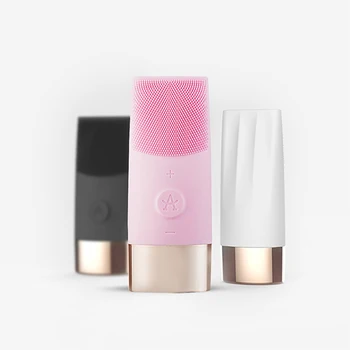 

Hot Sale Soft Deep Roller Massage Mini Silicone Facial Cleansing Brush