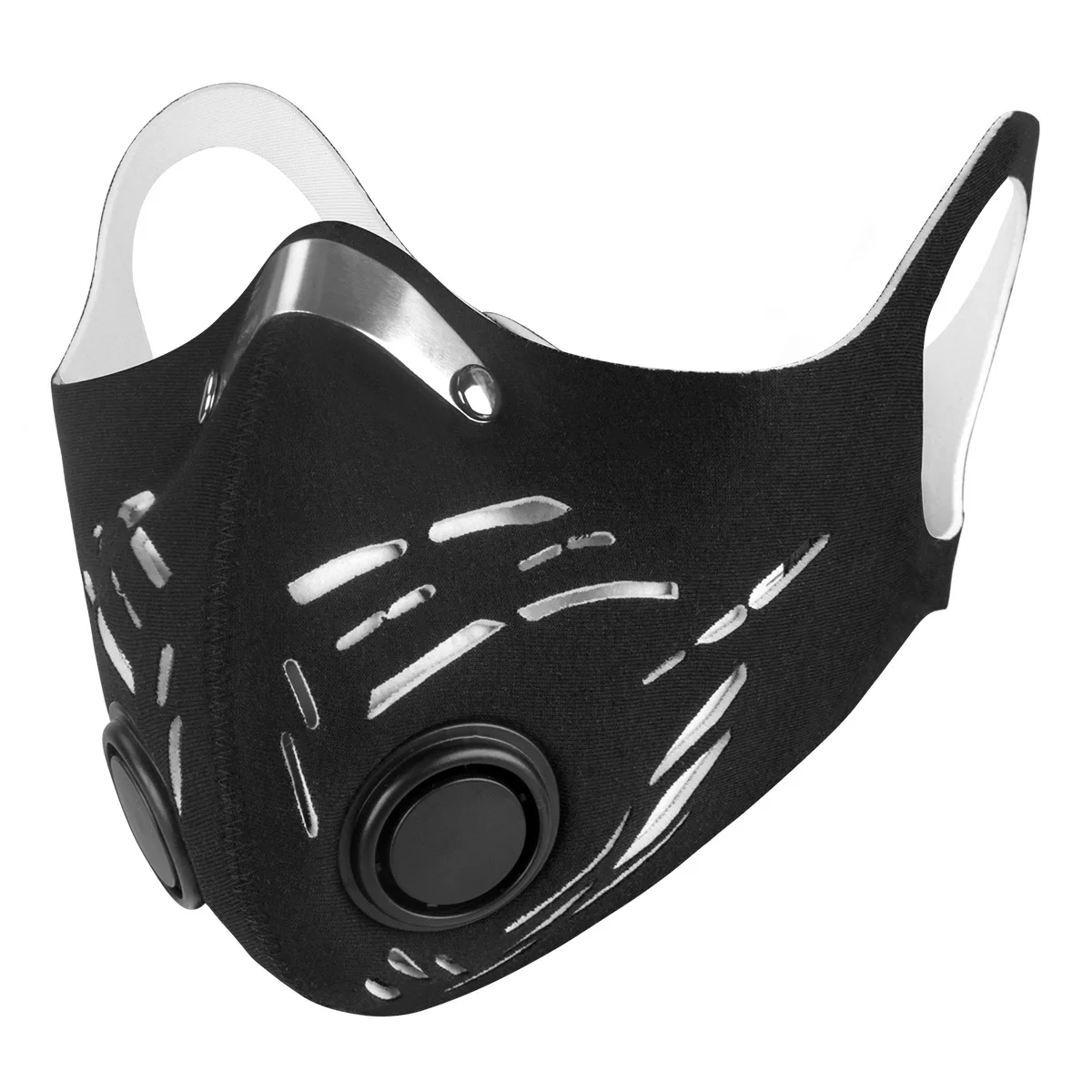 

1Pc Fashion Respirator Mask With Breathing Valve Washable Cotton Activated Carbon Filter PM2.5 Mouth Masks Anti-Dust Allergy