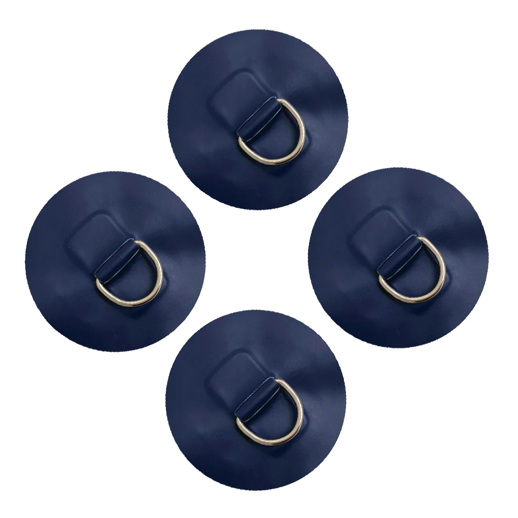 Stand Up Paddleboard SUP Bungee Deck Rigging Kit, 5mm x 5m Elastic Shock Cord 4 Pcs Stainless Steel D Ring Patch