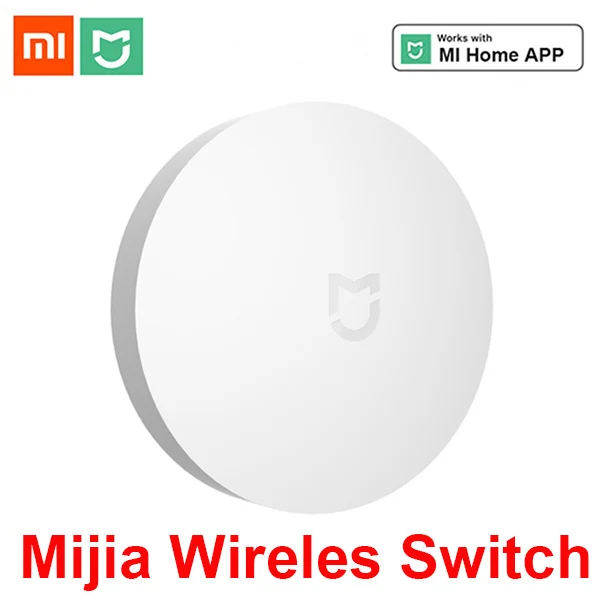1pc Mijia switch Xiaomi Aqara датчик окна двери умный дом Mijia Zigbee беспроводное соединение умный мини датчик двери дистанционное управление охранная сигнализация - Цвет: 1pc Mijia switch