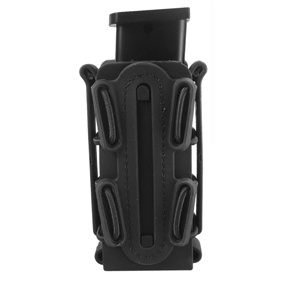 

Tactical Molle Pouch Magazine Soft Shell Handgun Mag Carrier Holster with Molle Clip Belt Loop for 9mm 45ACP