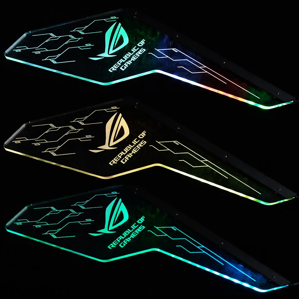 

Cougar Conqueror Chassis Modefied Clear Sideboard Baffle Rainbow Color 5V 3PIN Transparent Panel