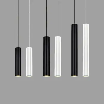

Dimmable led Pendant Lamp Long Tube lamp Kitchen Island Dining Room Shop Bar Decoration Pipe Pendant Light Kitchen Lamp