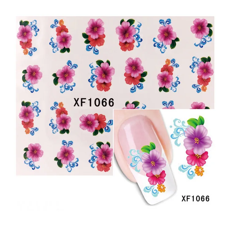 1Pcs Colorful Flowers DIY Acrylic Powder Poly Gel Nail Polish Nail Art Decorations Crystal Manicure Professional Nail Accesorios - Цвет: 12