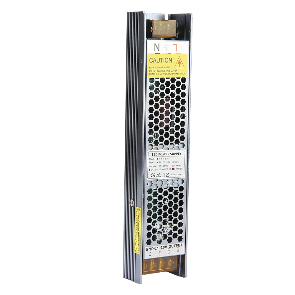 12V 10A 120W светодиодный Диммируемый драйвер затемнения Питание трансформатор тиристорный диммер Питание