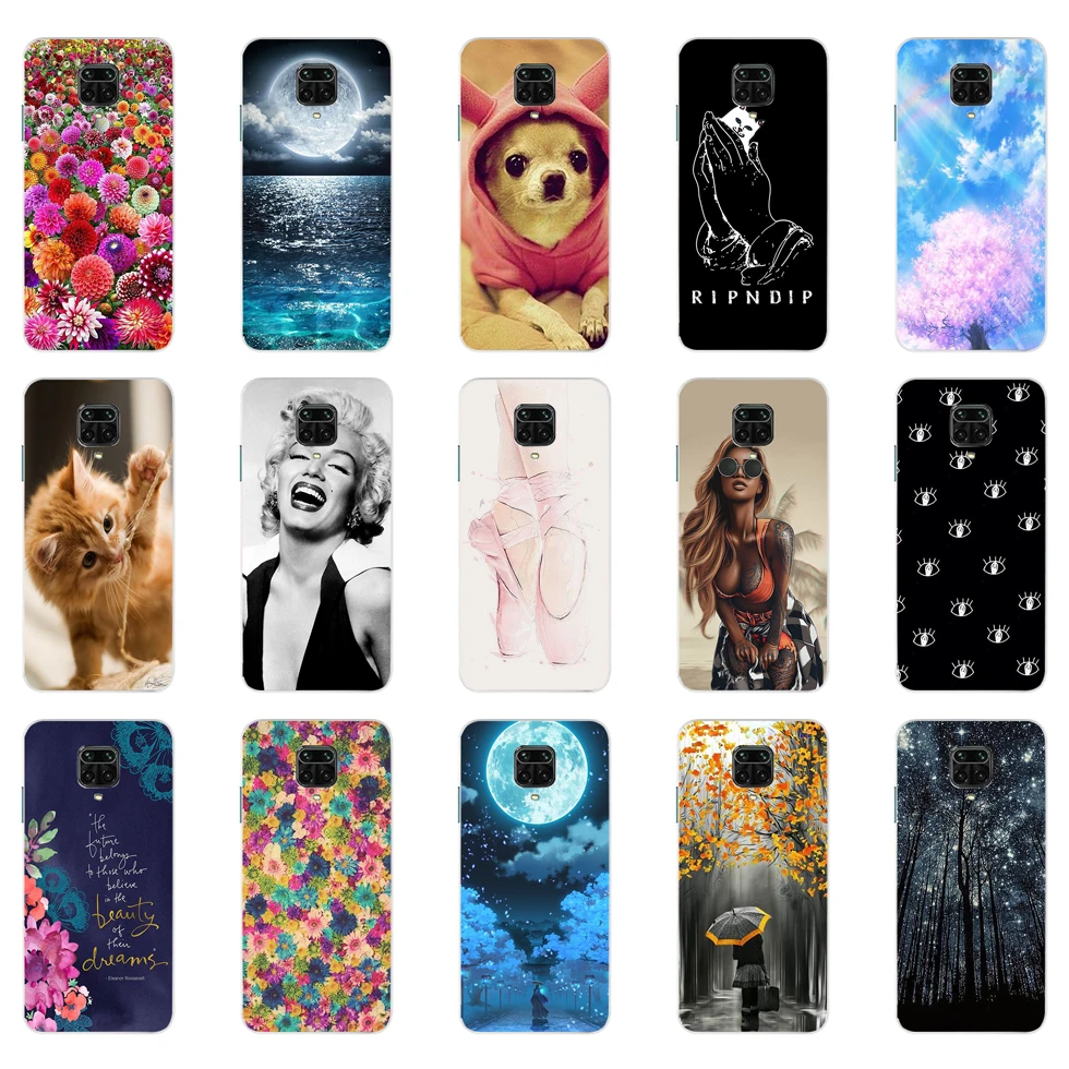 For Xiaomi Redmi Note 9 Case Soft TPU Silicon Cover For Xiomi Redmi Note 9 Pro Note9 9 pro phone back Cases Funda phone cases for xiaomi