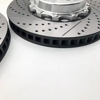 

Jekit front 360*36mm Rear 360*26mm rotor drilled slot disc with center cap for W220 stock brake caliper