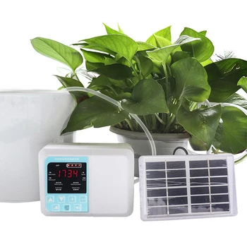 

Automatic Plant Self Watering Water Feeder Device Garden Pot Drip Irrigation Timer System Solar Charging Plastic For Garden