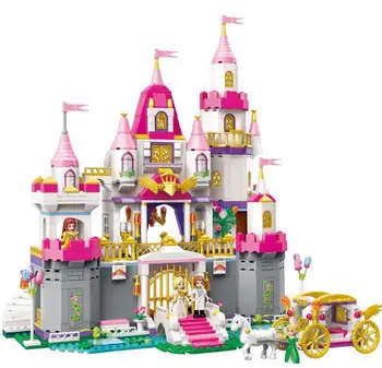 

Girls Friends Princess Leah Angel Castle Enlighten 2612 Celebration Building Blocks Diy Kids Bricks Toys Gift