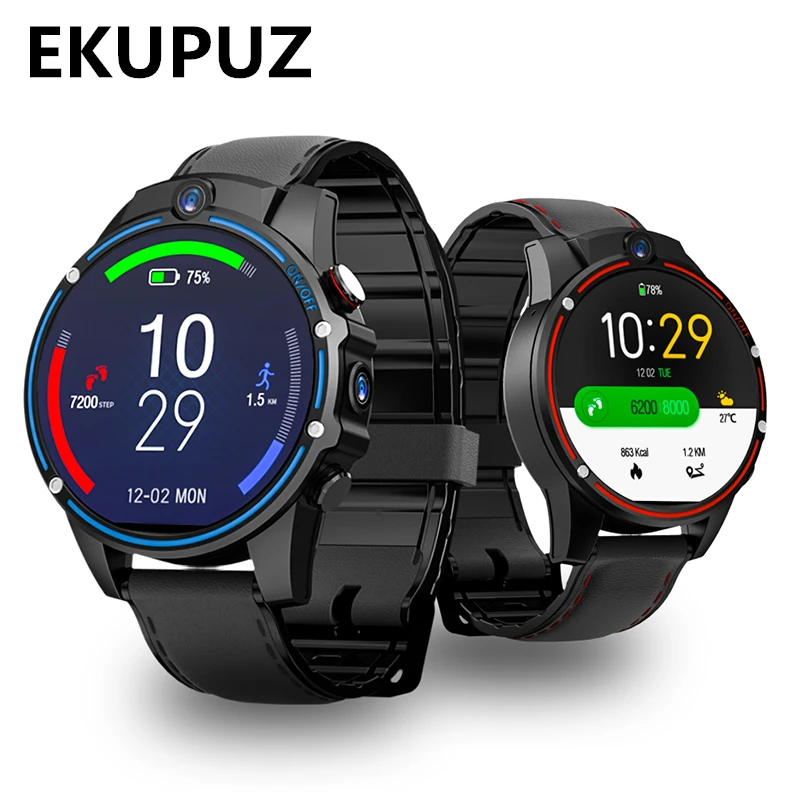 Смарт-часы 3 ГБ 32 ГБ 5.0MP двойная камера GPS Спорт Android Смарт-часы 1," 800 мАч Bluetooth умные часы для мужчин для IOS Android