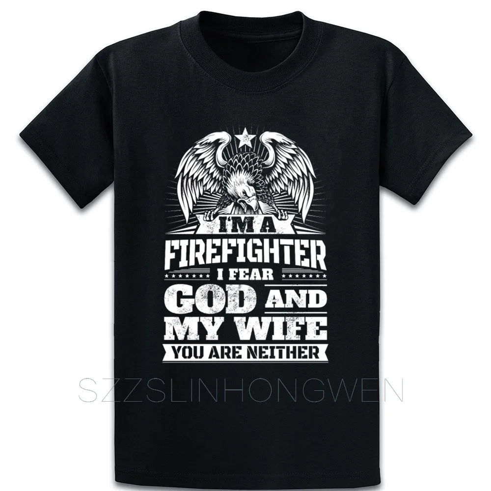 Крутая футболка с надписью Fear God Wife забавная в подарок хлопковая Custom для отдыха на