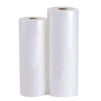 

2 Pack - 12 inch x 50 inch and 8 inch x 50 inch Food Storage Household Food Vacuum Bag Fresh-Keeping Bag