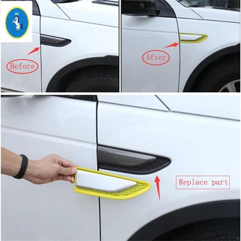 

Yimaautotrims Outside Body Fender Leaf Decoration Plate Cover Trim For Land Rover Discovery Sport 2015 - 2019 Exterior Refit Kit