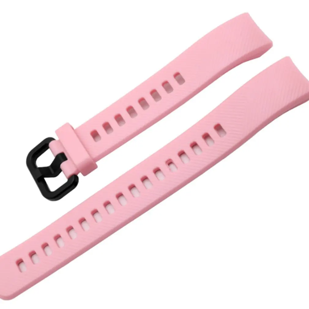 Adjustable Replacement Wristband Silicone Straps For HUAWEI 3e Smart Watch Replacement Silicone Solid Color Strap Bracelet 1