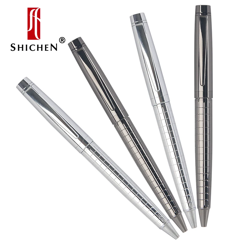 Shichen A058 хорошее качество металлическая ручка 0,7 и 1,0 мм Заправка металлическая шариковая ручка для офиса Бизнес подарок или школы использование