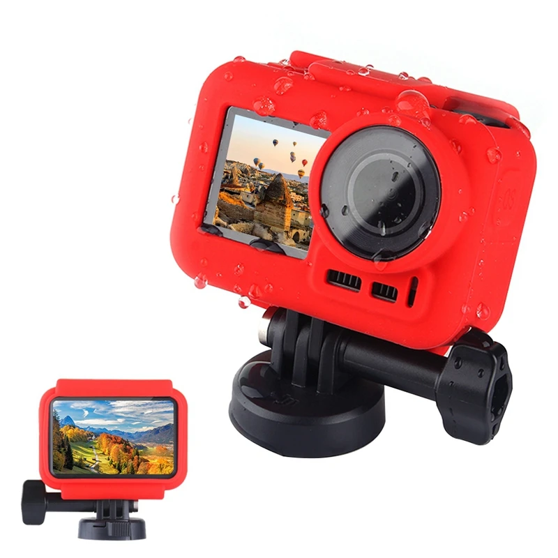 FFYY-силиконовый защитный чехол для камеры для Dji Osmo экшн Спортивная камера защитная рамка Чехлы аксессуары
