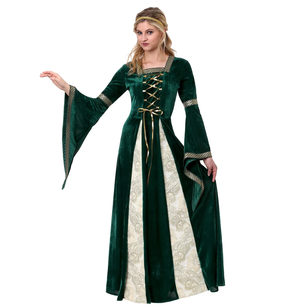 Cosplay Medieval Palace Princess Dress Adults Vintage Evening Gown For ...