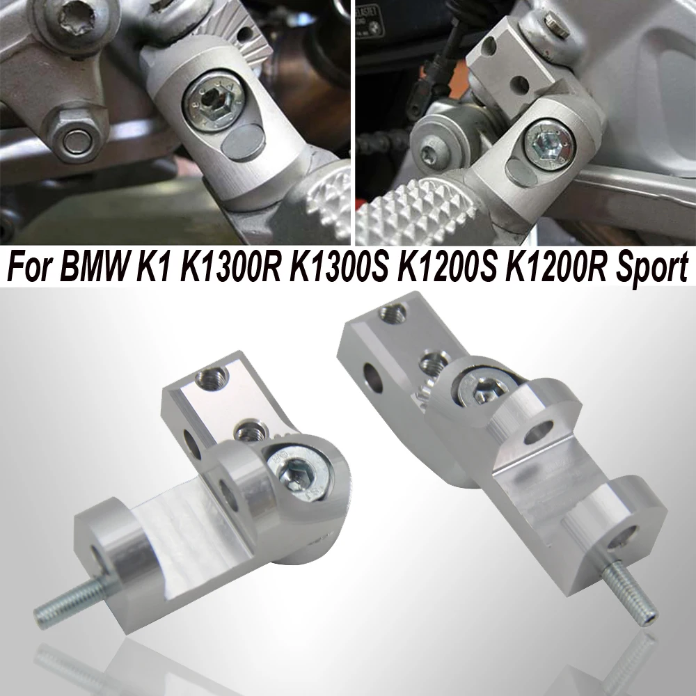 

NEW Motorcycle Foot peg Passenger Footpeg Lowering Kit For BMW K1 K1300R K1300S K1200S K1200R K1200R Sport K 1300 S R K 1200 R