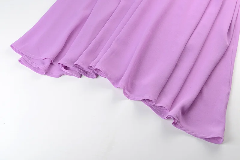 Tunjuefs свободное открытое вязаное платье для женщин Vestido водолазка Шифон Подол лоскутное одеяло длинный рукав пуловеры для подиума зима