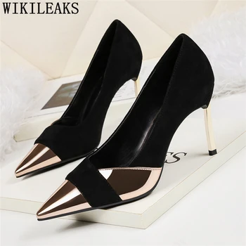 

Ladies Shoes Fetish High Heels Valentine Shoes Extreme High Heels Sexy Stiletto Black Pumps Designer Shoes Women Luxury 2020
