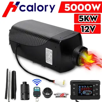 

Hcalory Car Heater 5KW 12V Air Diesel Heater Parking Heater With Remote Control+LCD Monitor for RV Motorhome Trailer/Trucks/Boat