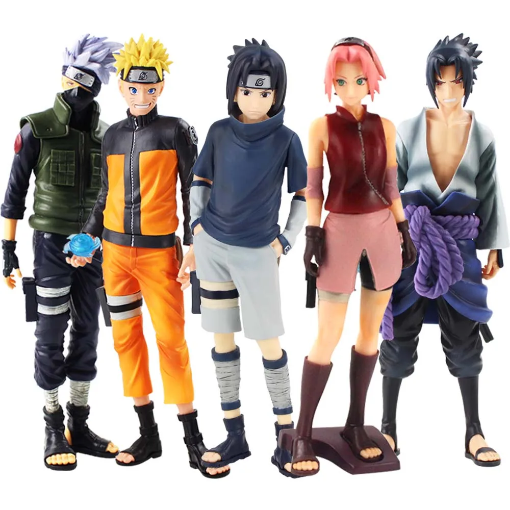 1 pçs anime naruto figura 27cm uzumaki naruto rosto changer naruto