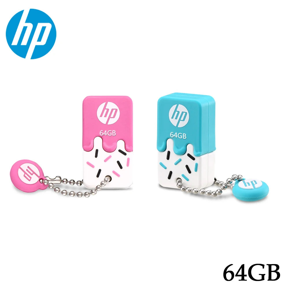 HP Mini cartoon cute flash disk mini usb 2.0 pendrive 16GB 32GB 64GB Stick USB Flash Drive kawaii memory flashdrive for girls