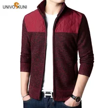 UNIVOS KUNI, мужской модный свитер, пальто blusa de frio masculino, зимний, осенний, теплый, уличная куртка, приталенный, большой размер 3XL, J628