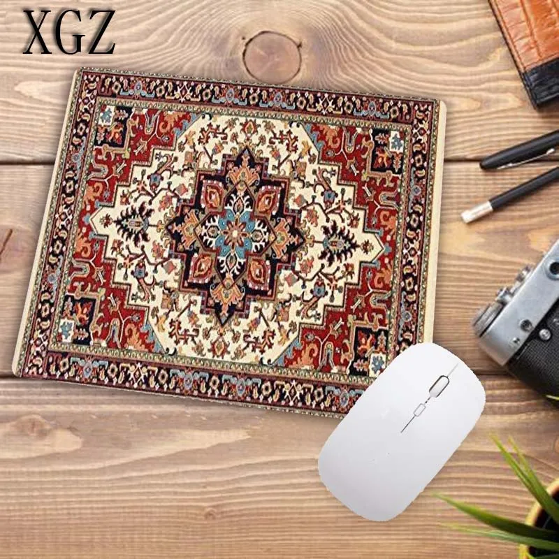 XGZ Promotion Russian Small Size Persian Carpet Pattern Game Mouse Pad Home Office Computer Player Notebook Mouse Pad 22X18CM. 