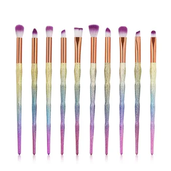 

Professional Makeup Brush 10 Piece Set Soft Makeup Brush Holder Eyeshadow Foundation Powder Makeup Brush