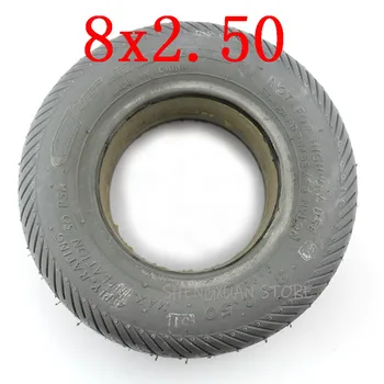 

8x 2.50 solid tires explosion-proof tyres for 3 Wheel Scooter 4 Wheel Scooter Lawn Mower General Purpose 8-Inch tyres