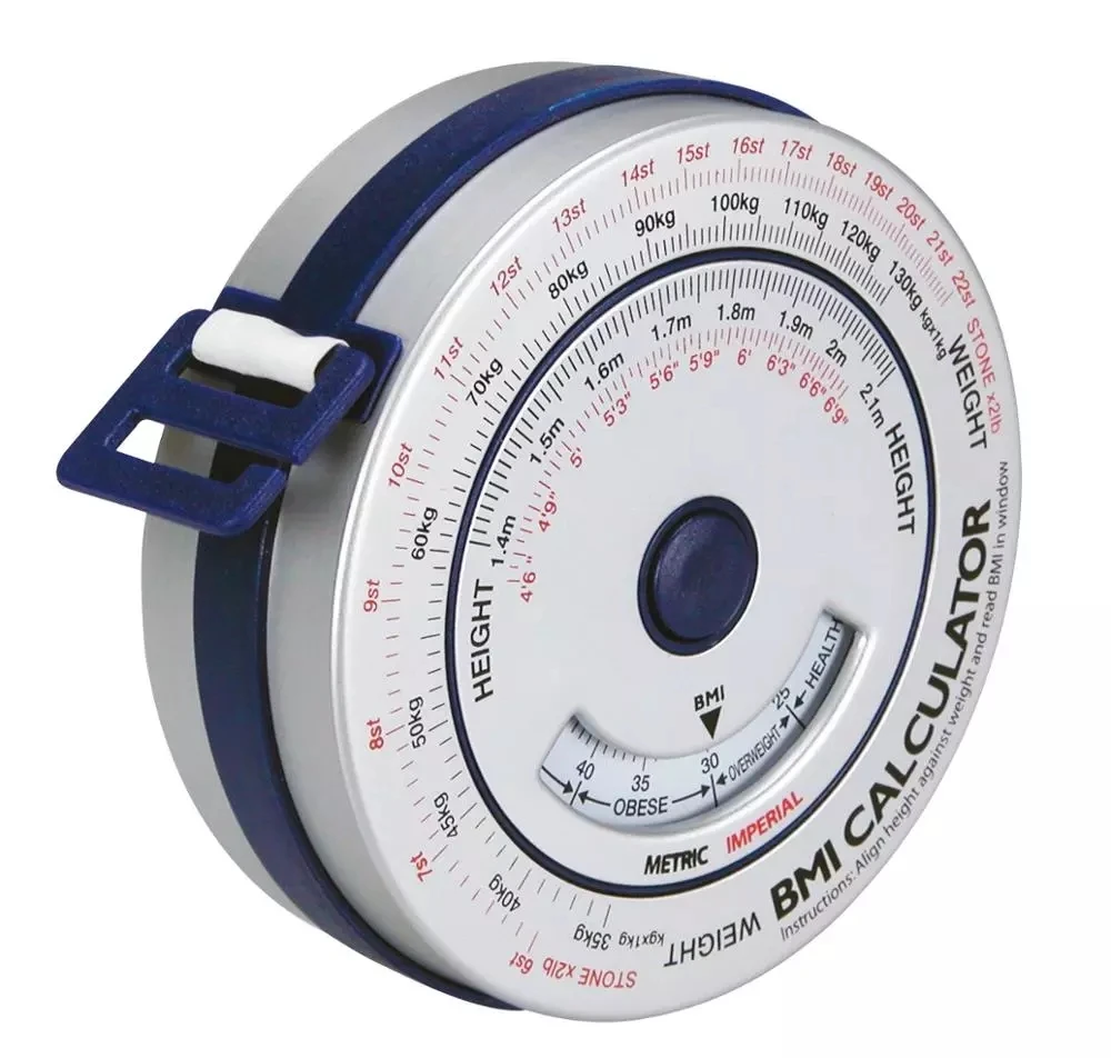 0-150cm Aluminum BMI measure tape BMI body tape calculator body mass Diet Weight Loss Tape tape measure,measuring tape