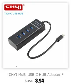 CHYI Wirele usb-хаб 4 порта USB 3,0 концентратор портативный мини 2 порта USB 2,0 разветвитель адаптер для MacBook компьютер ноутбук ПК Аксессуары