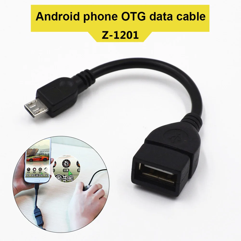 Micro USB OTG адаптер usb-кабель 2,0 разъем шнур для Android Xiaomi Redmi Note 5 samsung S6 VH99