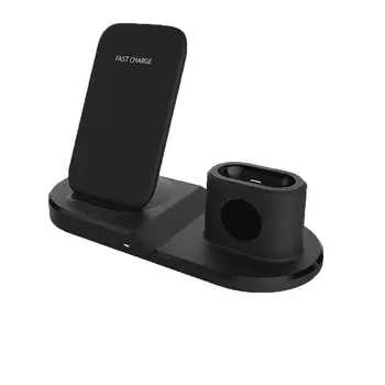 

OJD-45 Multifunctional Headset Watch Mobile Desktop Wireless Fast Charging Three-in-one Wireless Charger