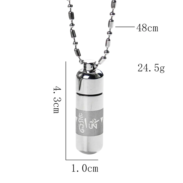 Buddhism Stainless Steel necklace 