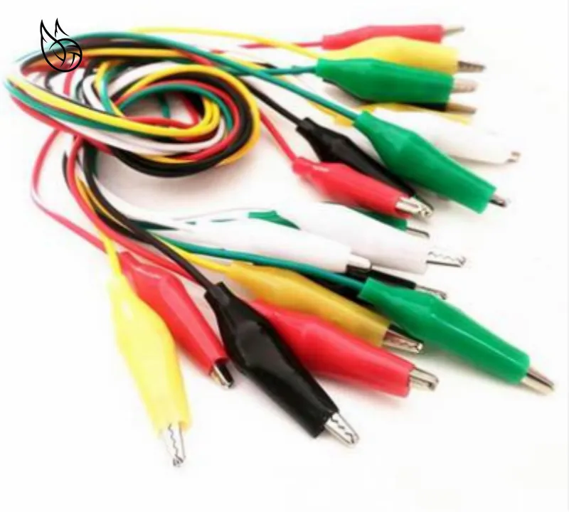

Brand New 10pcs Alligator Clips Electrical DIY Test Leads Alligator Double-ended Crocodile Clips Roach Clip Test Jumper Wire
