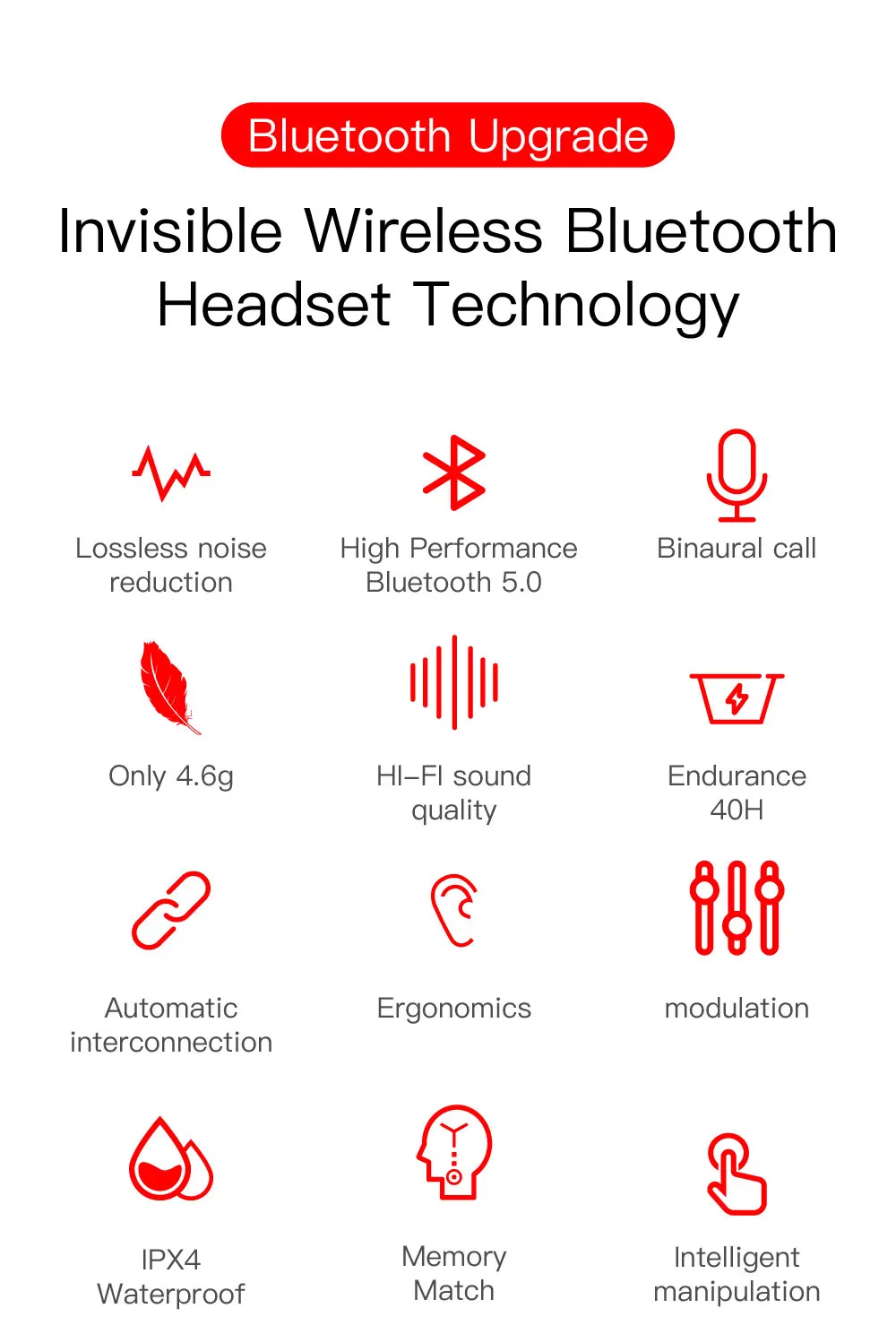 Auriculares TWS для Redmi Airdots auriculares светодиодный Bluetooth V5.0 auriculares с микрофоном для iPhone huawei Sams