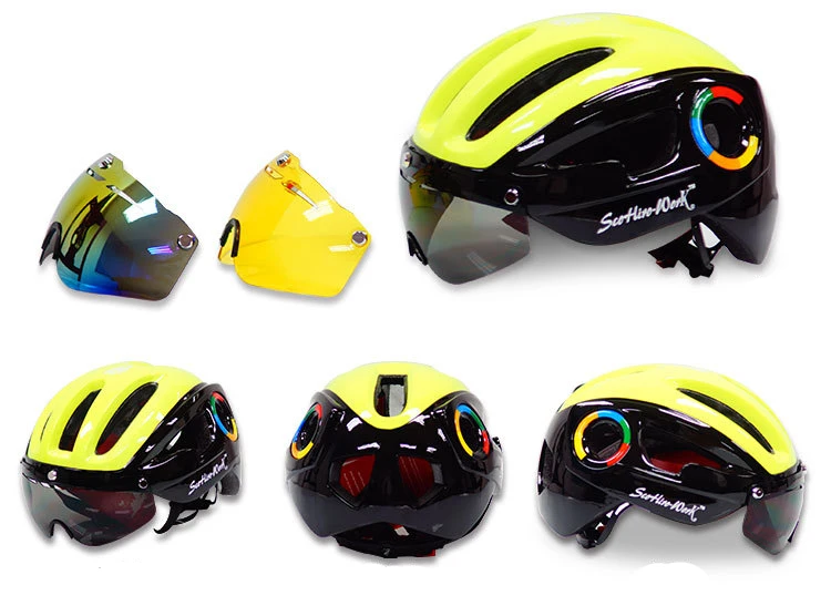 Cycling Helmet Ultra Light with Goggles Tt Helmet Helmet Safety Helmet New One Helmet Mounyain Bike Helmet