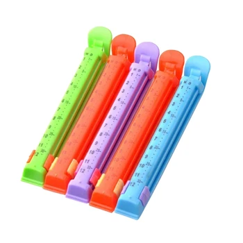 

With Date Seal Clip Strong Seal (5 Packs) It Is Compact And Fresh And Does Not Leak Air (random Color) The Sealing Clamps..
