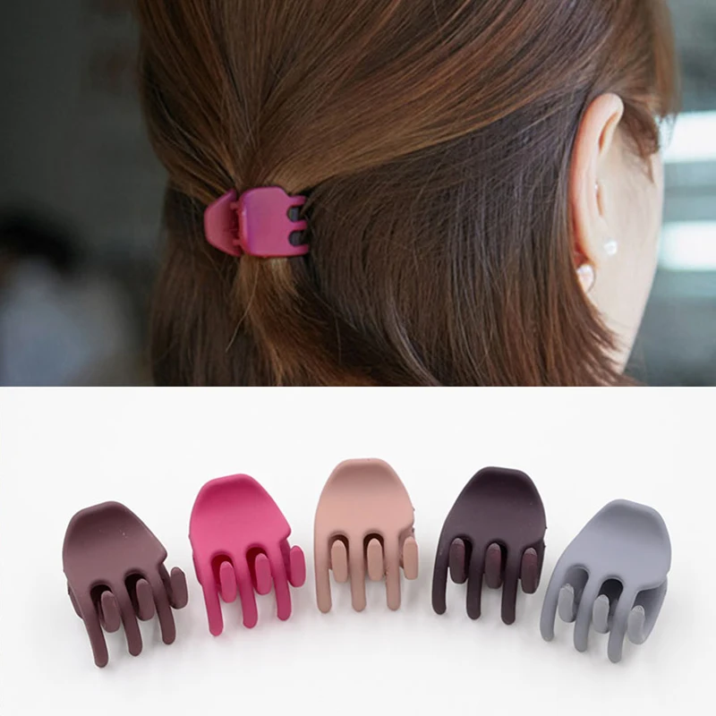 

10pc Mini Hair Claw Clips for Baby Girls Kids Barrettes Hair Accessories gumki do wlosow hair band silk scrunchie vset elvet